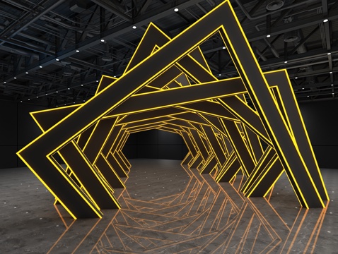  户外过道3d模型3d模型 