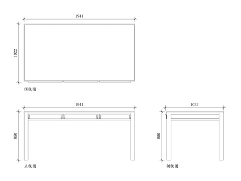 纺织操作台 缝纫工作台 织布工作台 服装加工台 纺织作业台cad施工图