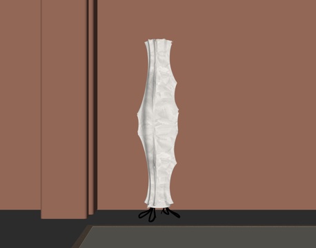 现代落地灯su模型