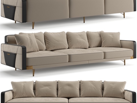  Visionnaire孟菲斯沙发298厘米3d模型 