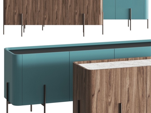  Liu Jo家居系列Caillou边柜3d模型 