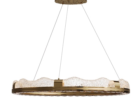  Lustra轻奢吊灯 金属吊灯 客厅吊灯 餐厅吊灯 艺术吊灯3d模型 