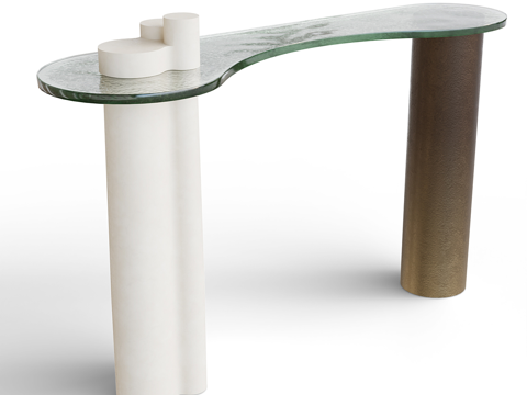  现代简约玄关边柜 边柜 端景台 装饰端景台3d模型 