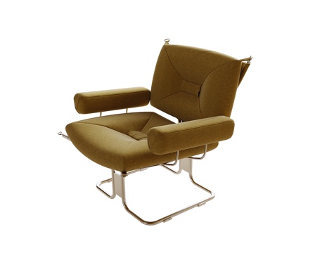  现代休闲椅 单椅3d模型 