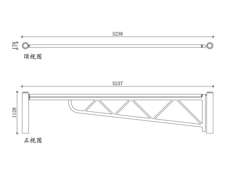 道闸 摆闸 拍打门 道闸机 通道闸机cad施工图