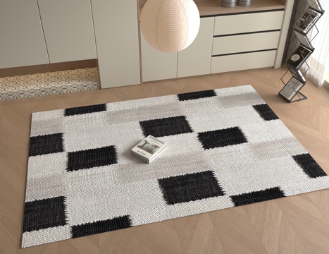 现代地毯su模型