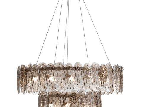  现代简约吊灯 吊灯 简约吊灯 餐厅吊灯 玻璃吊灯 轻奢吊灯3d模型 