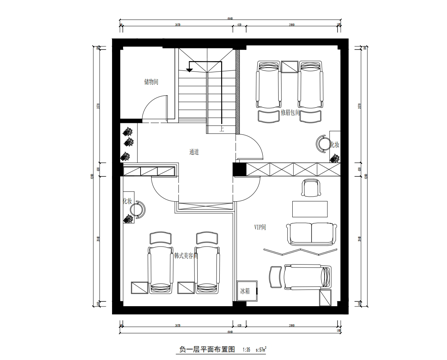 高档美容美甲  最新全套施工图设计cad施工图