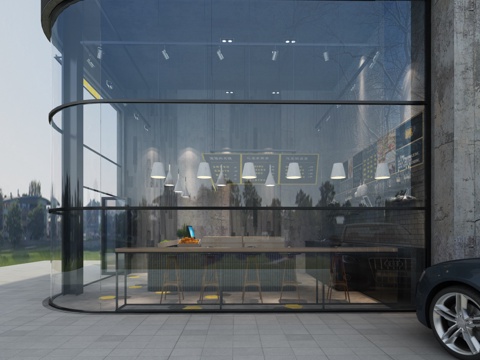  咖啡厅 水吧 休闲吧 面包房 甜品店 面包店 奶茶店 水3d模型 