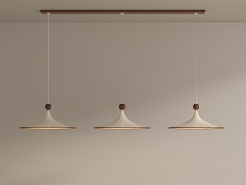 法式奶油吊灯su模型