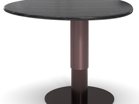  现代简约轻奢茶几 茶几 简约茶几 客厅茶几 圆形茶几3d模型 