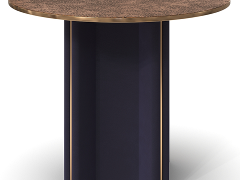  现代简约轻奢茶几 茶几 简约茶几 客厅茶几 圆形茶几3d模型 