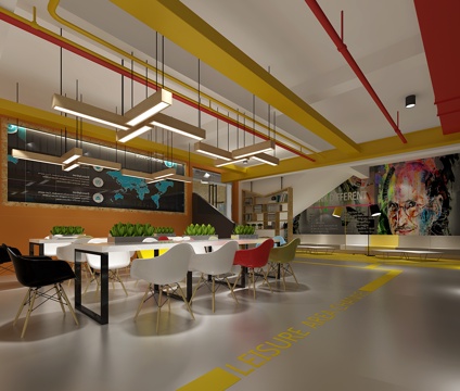  现代咖啡厅 水吧 休闲吧 面包房 甜品店 面包店 奶茶店3d模型 