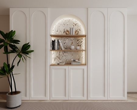  现代装饰柜3d模型 