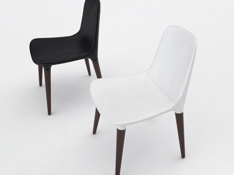  现代椅子餐椅3d模型 