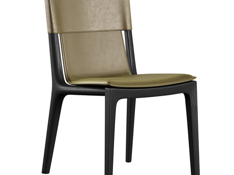  现代简约椅子 单人椅子  休闲椅子 凳子 餐厅椅子3d模型 