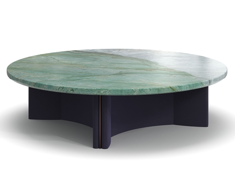  现代简约轻奢茶几 茶几 简约茶几 客厅茶几 圆形茶几3d模型 