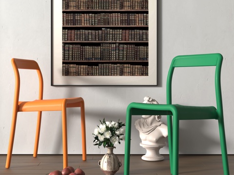 现代单椅su模型