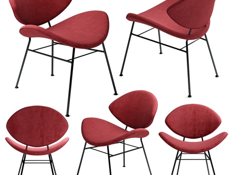  北欧单椅模型3d模型 