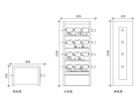 烧烤架 烤炉 烧烤网 烤肉架 炭火烤架cad施工图
