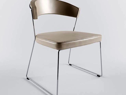  现代餐椅 单椅 椅子 休闲椅 躺椅3d模型 