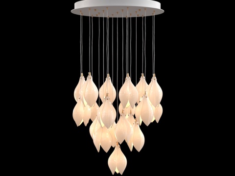  Cloyd MANGRA C19 吊灯 (art. 10363d模型 