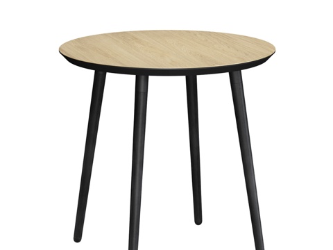  OM The Furny 斯德哥尔摩圆形餐桌，不可伸缩3d模型 