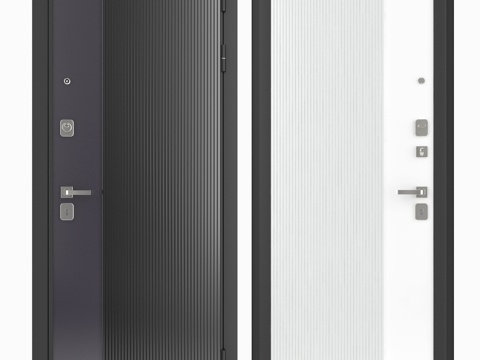  守护者入户门配峡湾02饰条3d模型 