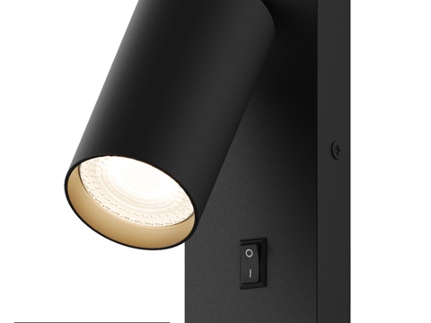  Edge HSBL_0125 壁灯，黑色3d模型 