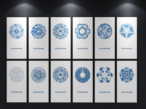  现代装饰画 北欧挂画 装饰画3d模型 