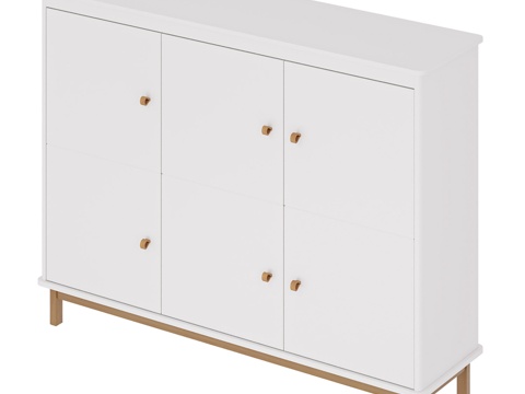  ОМ经典低柜3d模型 