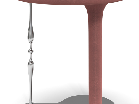  现代简约轻奢茶几 茶几 简约茶几 客厅茶几 圆形茶几3d模型 