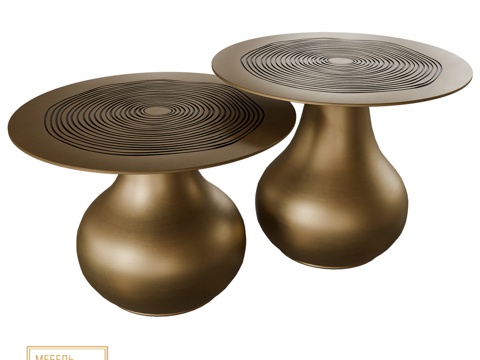  OM Elixir 黄铜桌 - Bazhenov Broth3d模型 