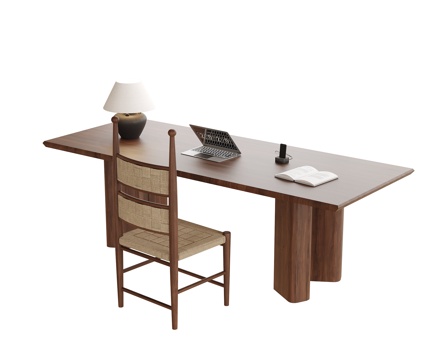  现代桌椅 餐椅 餐桌3d模型 