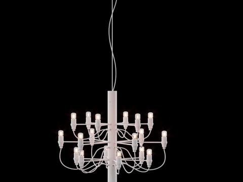  吊灯 10196 650 白色 LOFT IT Gino3d模型 