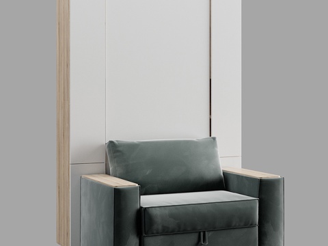  现代简约双人沙发 双人沙发 简约沙发 客厅沙发 抱枕  绿色3d模型 