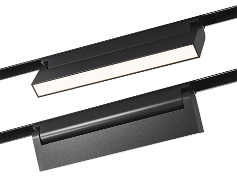  磁性系统灯黑色FLEX SOFT3d模型 