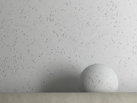  微水泥基装饰涂料3d模型 