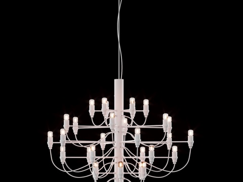  吊灯 10196 800 白色 LOFT IT Gino3d模型 