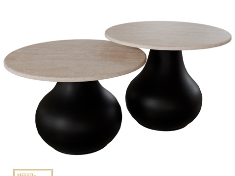  OM餐桌 Elixir Black Trv - 巴泽诺夫家具3d模型 