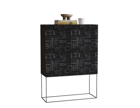 现代装饰柜su模型