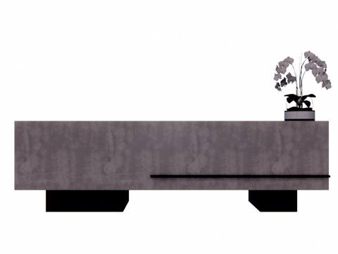 工位 接待 公司前台 办公 电脑su模型