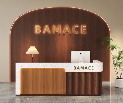  办公前台  酒店前台  美容院前台  民宿前台   服装店收3d模型 