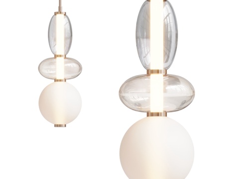  SkyLiving Lustra Lighting 吊灯 B3d模型 