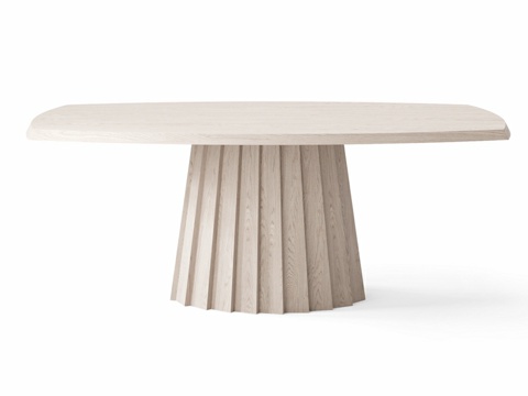  OM Siori Grain 餐桌3d模型 