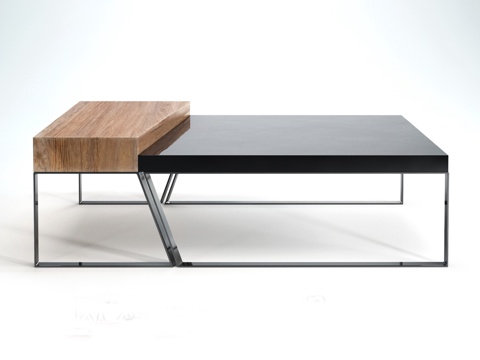  现代实木简约茶几3d模型 