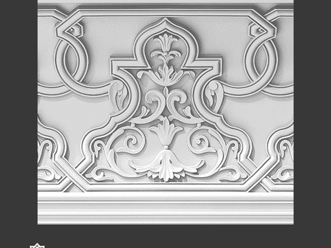  东方檐口 Ka 11273d模型 