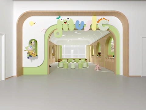  音乐教室3d模型 