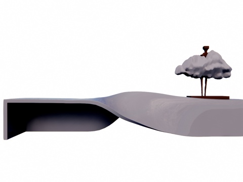 酒店前台 工位 办公室 公司前台 工装 大厅su模型