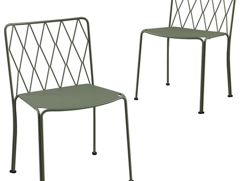  户外椅3d模型 